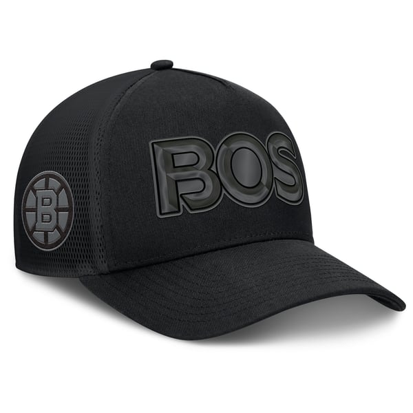 Boston Bruins Fanatics Authentic Pro Road Team Code Trucker  display picture 1