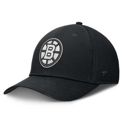  Boston Bruins Fanatics Tonal Meshback Stretch Hat - Black