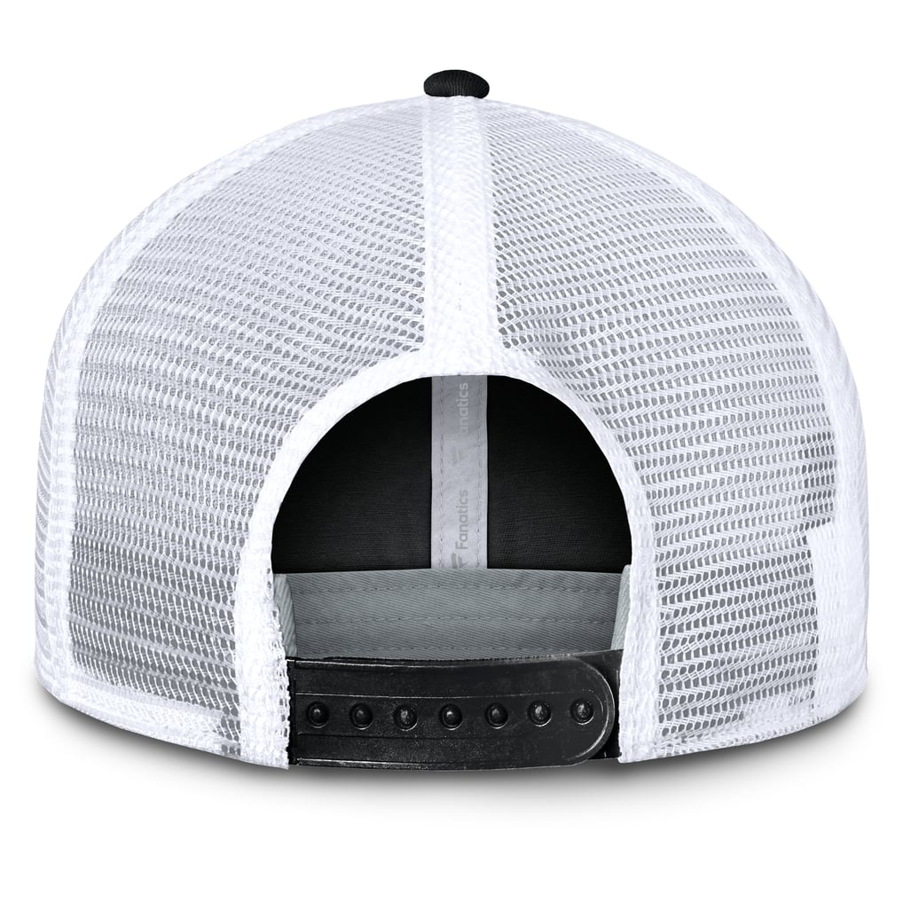 Boston Bruins Fanatics Core Primary Logo Trucker Adjustable Hat - Black/White