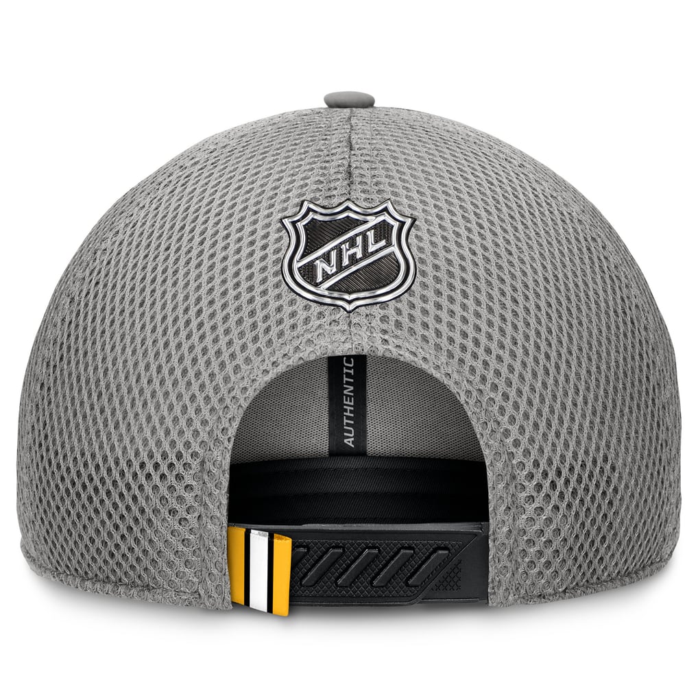 Boston Bruins Fanatics Authentic Pro Home Ice Trucker Adjustable Hat - Gray