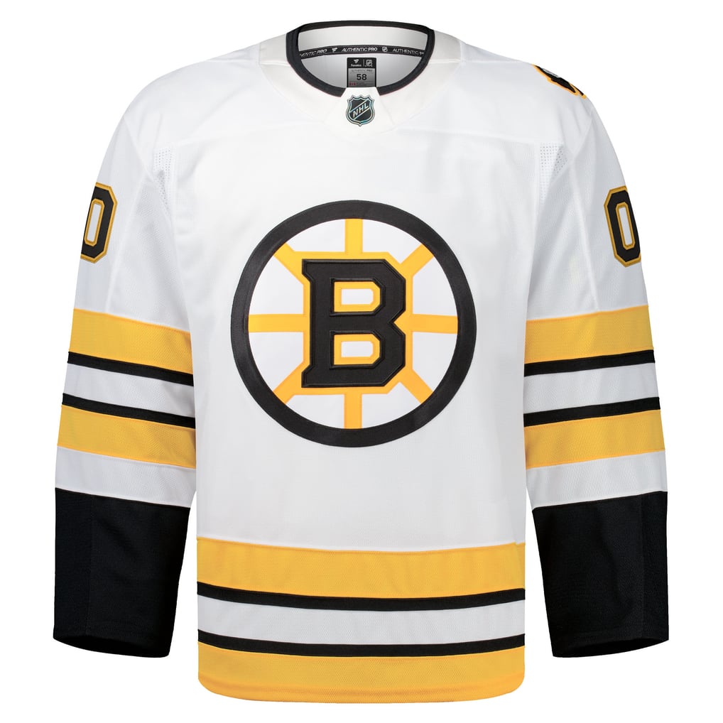Boston Bruins Fanatics Away Authentic Pro Custom Jersey - White