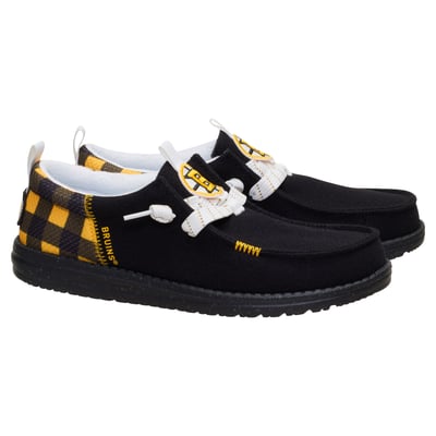 Boston Bruins Hey Dude Wally Funk Casual Slip-On Shoes - No Color