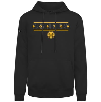 Boston Bruins Levelwear Night Burst Podium Hoodie - Black