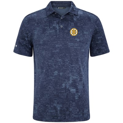  Boston Bruins Levelwear Data Polo - Navy