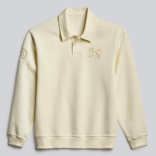 Boston Bruins lululemon Smooth Double-Knit Long-Sleeve Polo - Coconut Ivory