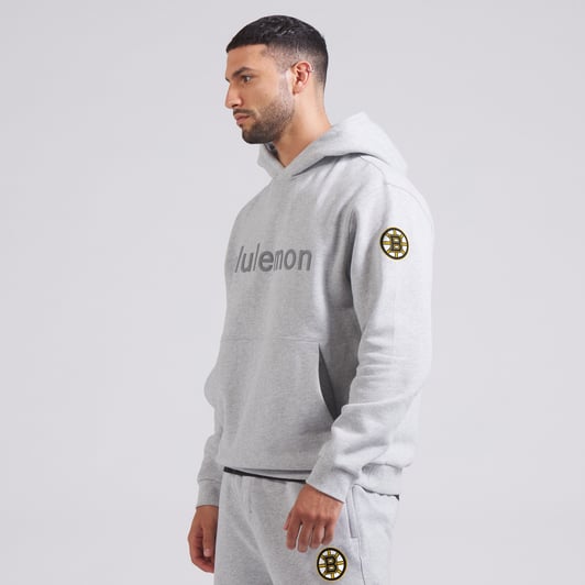 Boston Bruins lululemon Steady State Pullover Hoodie - Heathered Silver Drop