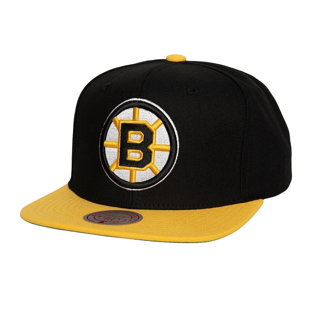 Boston Bruins Mitchell & Ness Core Team Ground 2.0 Snapback Hat - Black