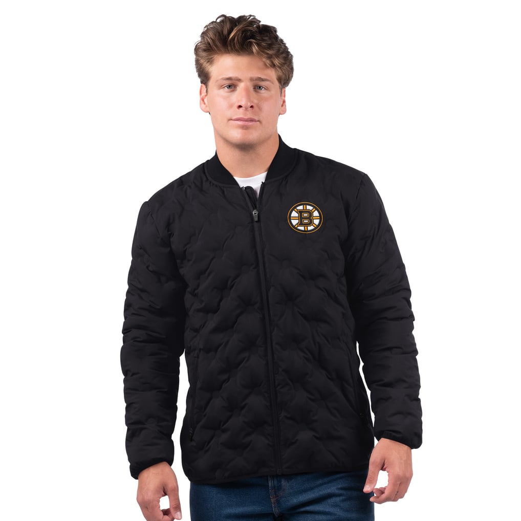  Boston Bruins MSX by Michael Strahan Persistence Quilted Full-Zip Jacket - Black