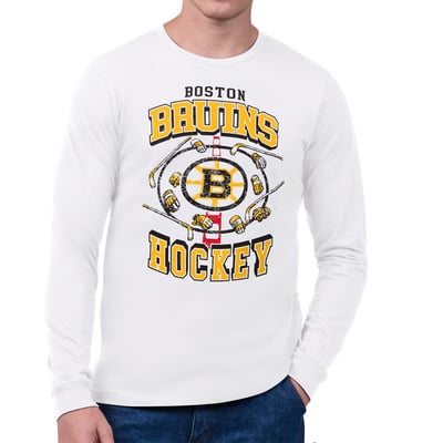 Boston Bruins Starter Tilly Long-Sleeve T-Shirt - White