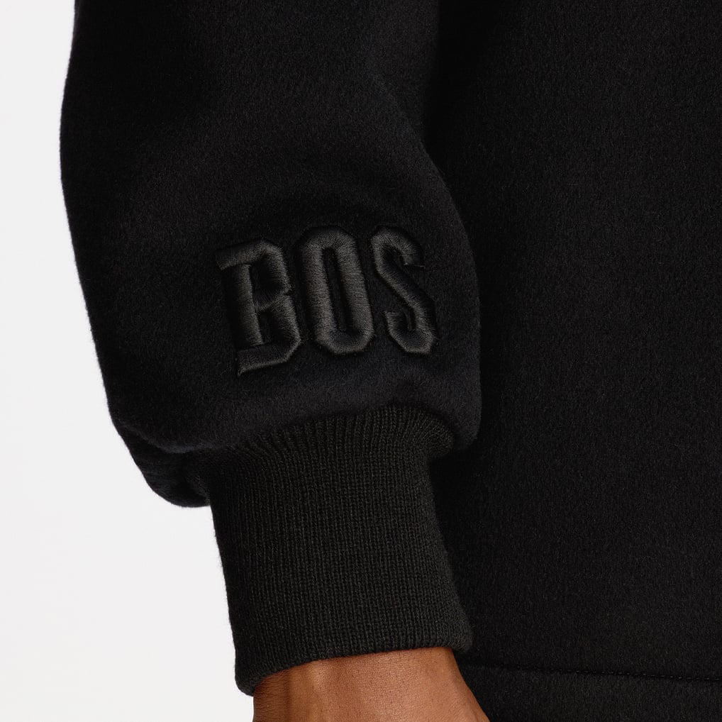 Boston Bruins Todd Snyder Cashmere Full-Snap Coaches Jacket - Black