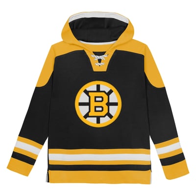 Boston Bruins Outerstuff Preschool Ageless Must Have Home Raglan V-Neck Hoodie - Black
