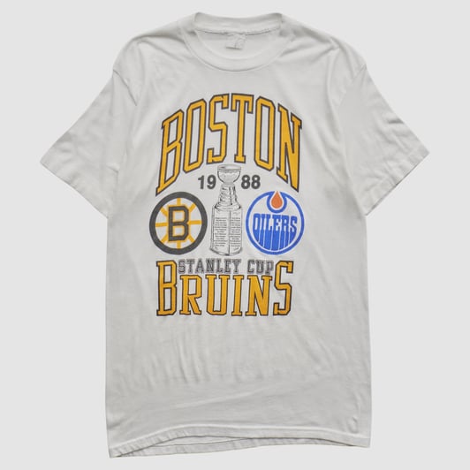 Stanley Cup 1988 T-shirt - White - XS by Fanatics Real Vintage
