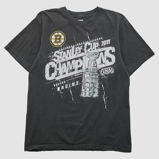 Stanley Cup Reebok 2011 T-shirt - Black - M by Fanatics Real Vintage