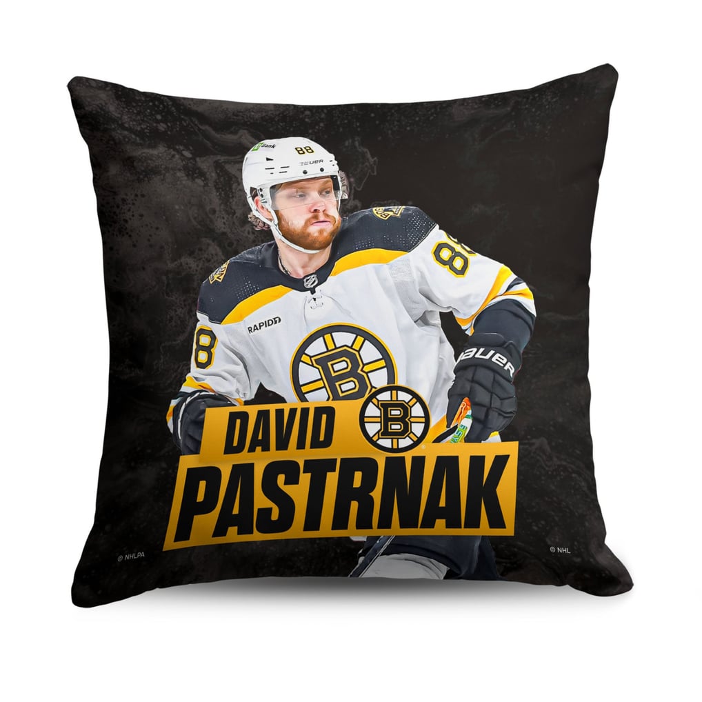David Pastrnak Boston Bruins The Northwest Group 18" x 18" Player Printed Throw Pillow