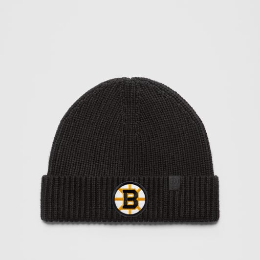  Boston Bruins lululemon Unisex Close-Fit Wool-Blend Ribbed Beanie - Black