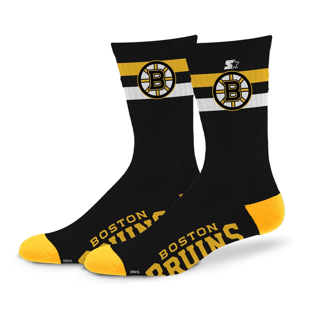 Boston Bruins Starter Unisex Team Color Two-Stripe Crew Socks