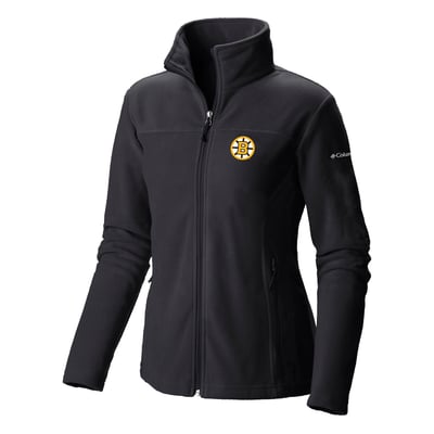  Boston Bruins Columbia Women's Give & Go II Full-Zip Fleece Jacket - Black