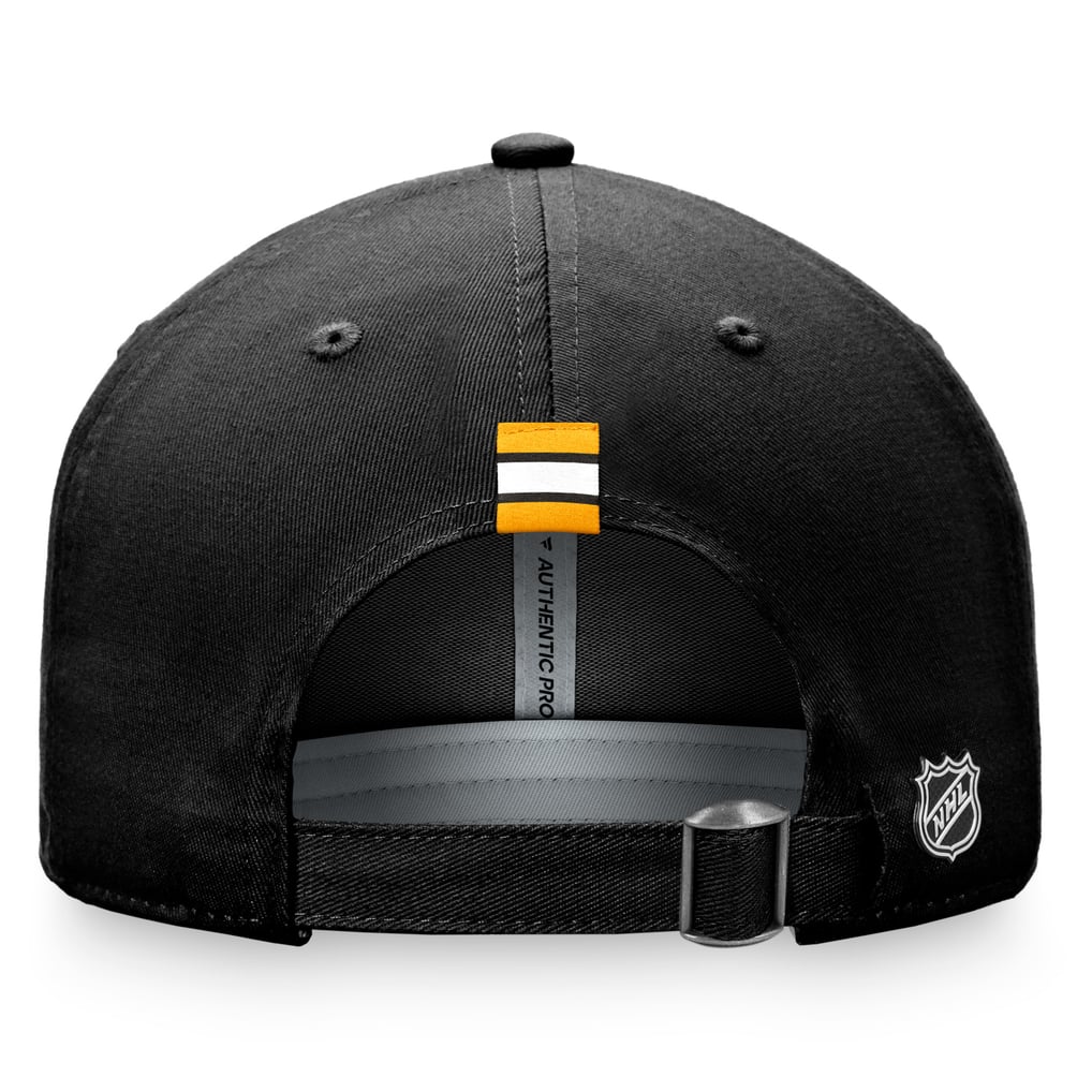  Boston Bruins Fanatics Women's Authentic Pro Rink Adjustable Hat - Black