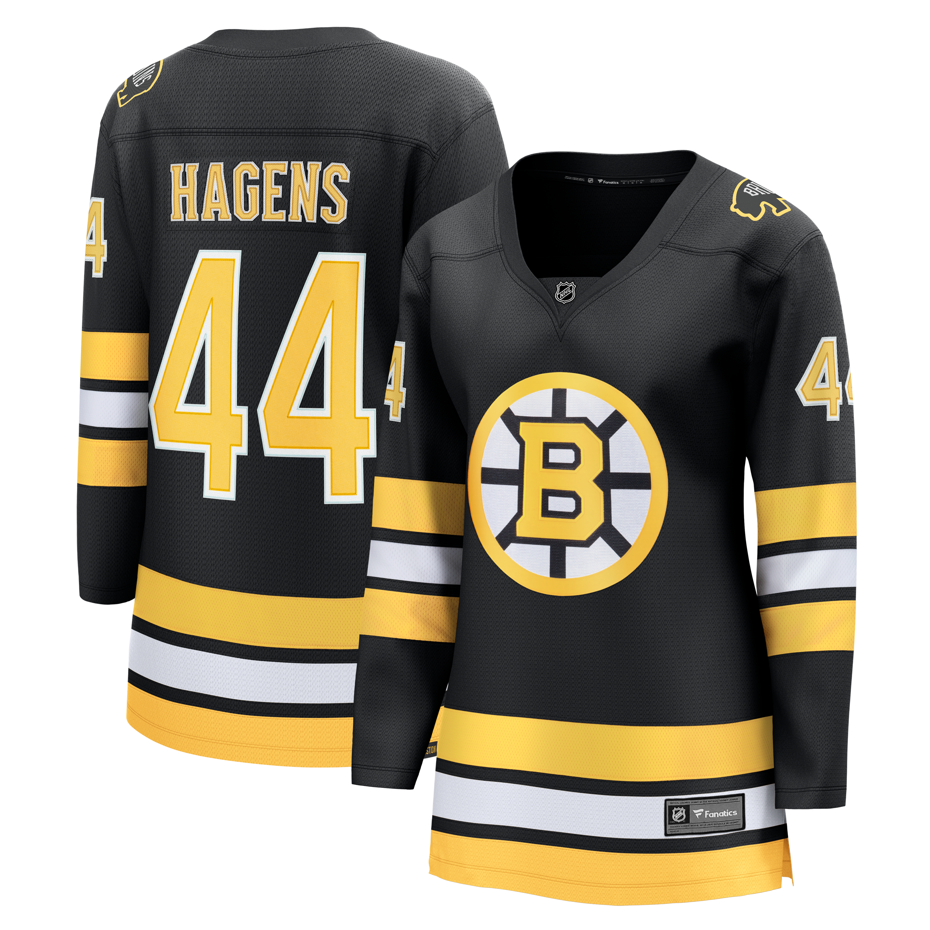 James Hagens Boston Bruins Women's Breakaway Jersey Black