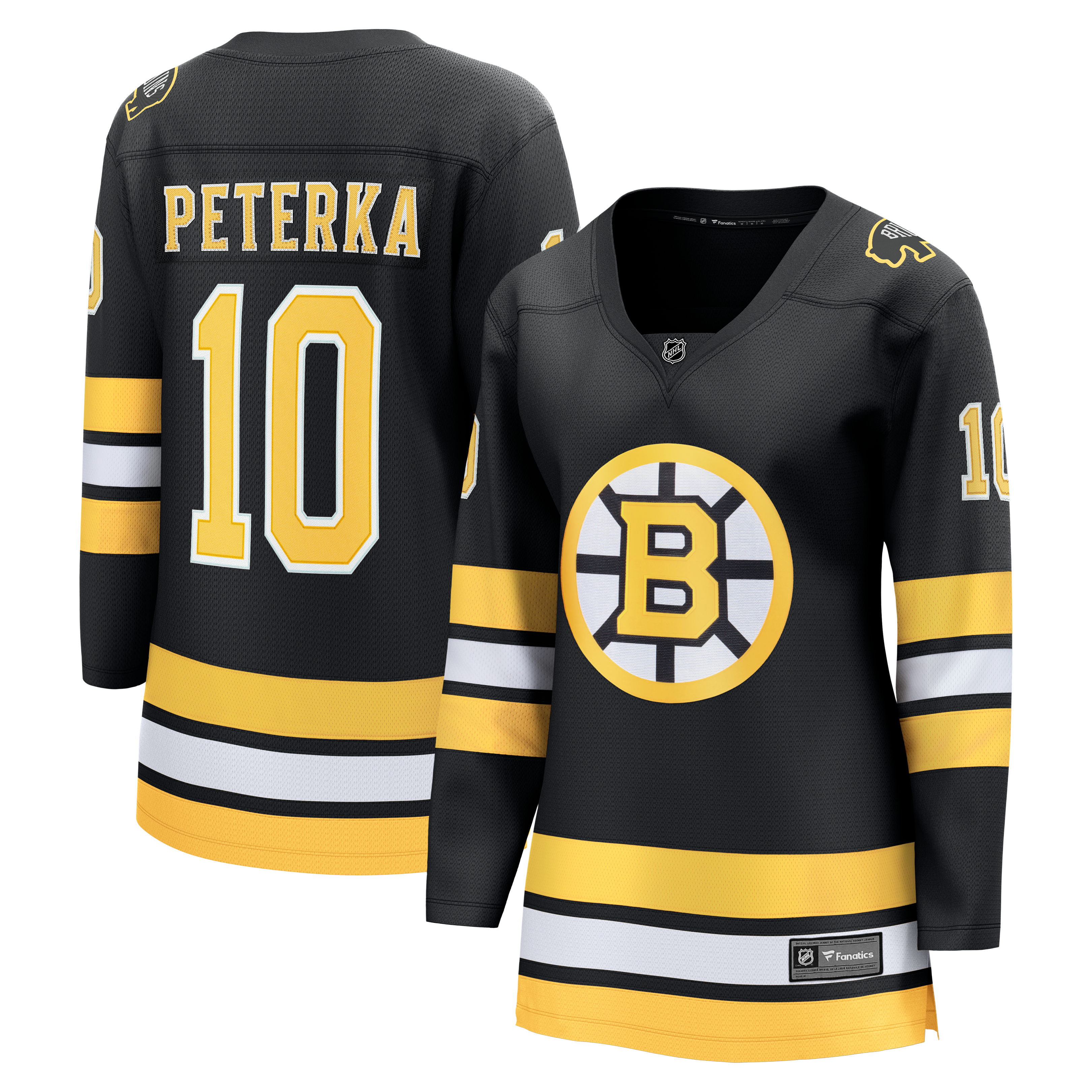 JJ Peterka Boston Bruins Women's Home Breakaway Jersey Black