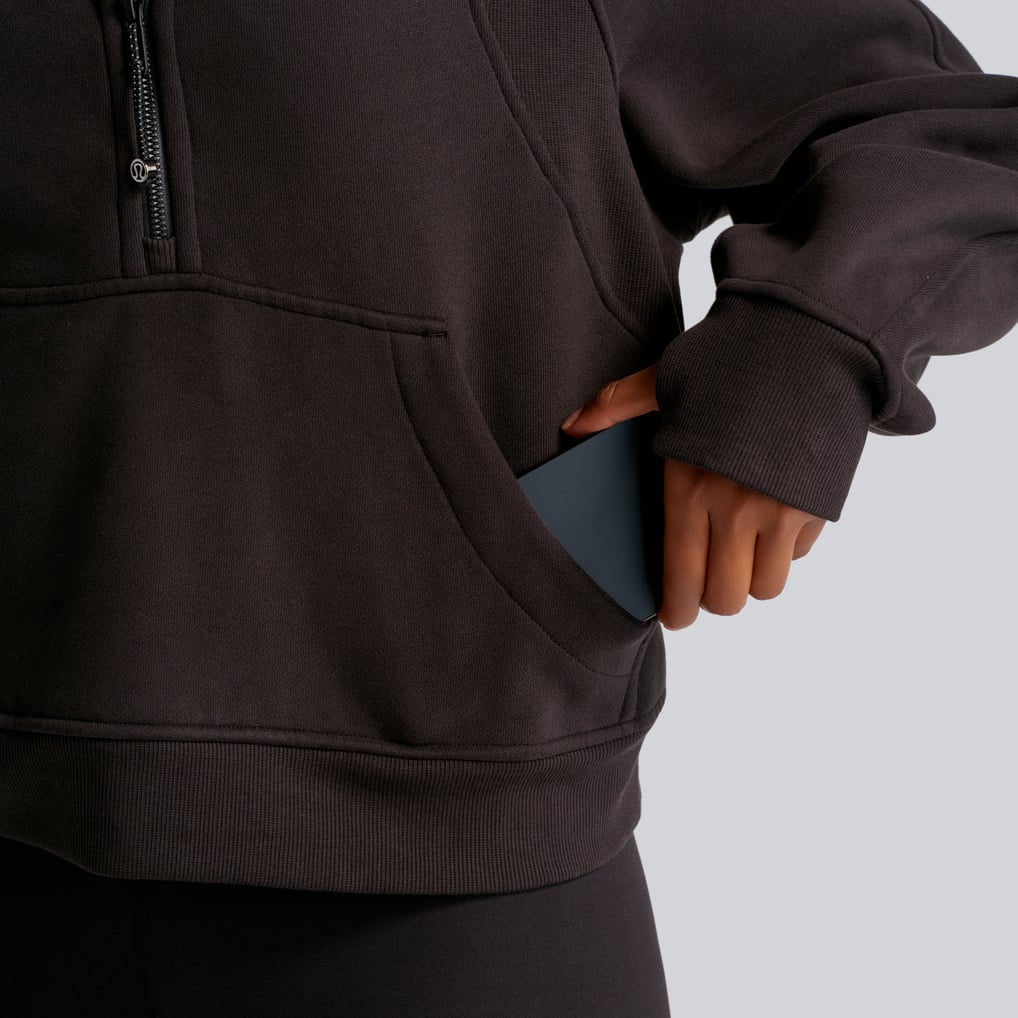 Boston Bruins lululemon Women's Scuba Oversized Half-Zip Hoodie - Black