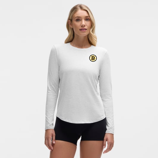 Boston Bruins lululemon Women's Love Long Sleeve T-Shirt - Heathered Core Ultra Light Grey