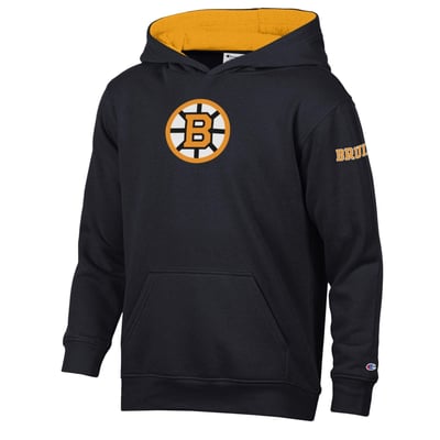  Boston Bruins Champion Youth Fleece Hoodie - Black