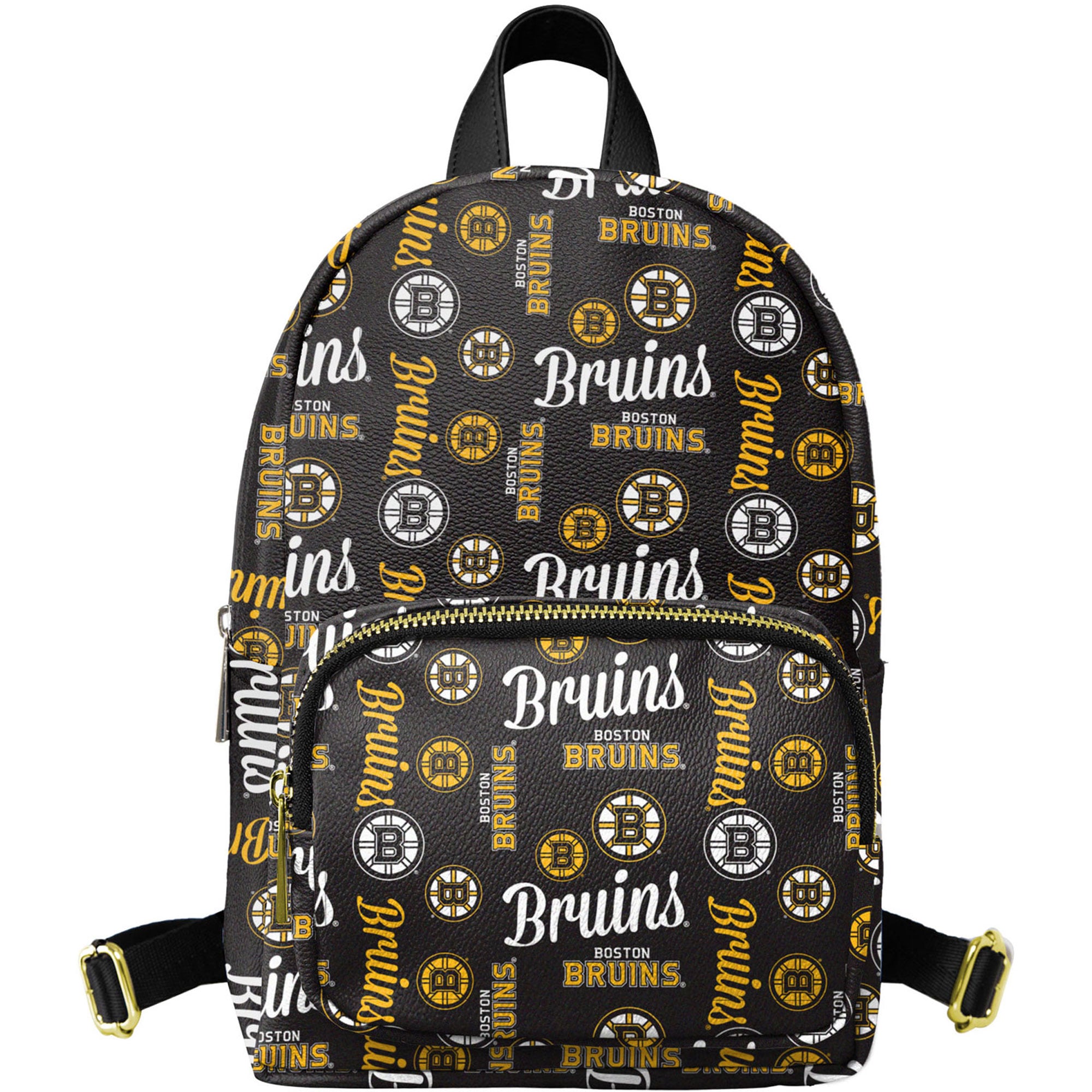 Foco NHL NWT Black Boston Bruins Mini Backpack Black Boston Bruins NHL Fan Backpacks for sale | eBay main image 3