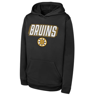 Boston Bruins Outerstuff Youth Sack Party Performance Hoodie - Black