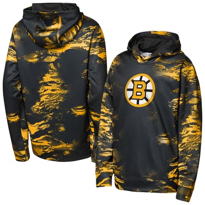  Boston Bruins Outerstuff Youth Team Dynamics Hoodie - Black