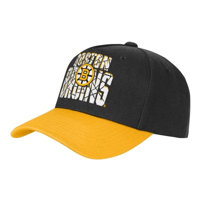 Boston Bruins Outerstuff Youth Ice Breaker Adjustable Hat - Black/Gold