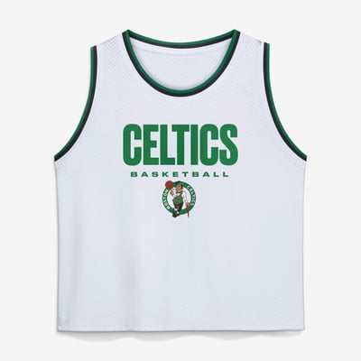  Boston Celtics Fanatics  Accurate Pass Mesh Tank Top - White