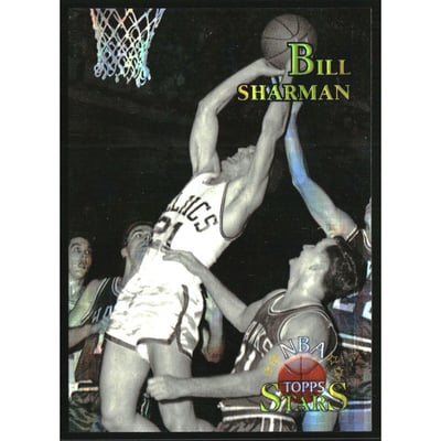 1996 Topps Stars Finest Atomic Refractors #142 Bill Sharman