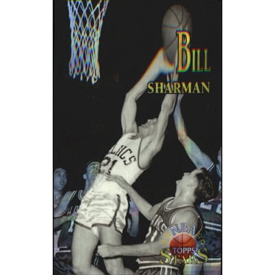 1996 Topps Stars Finest Refractors #142 Bill Sharman