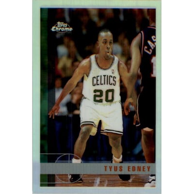 1997-98 Topps Chrome Refractors #160 Tyus Edney