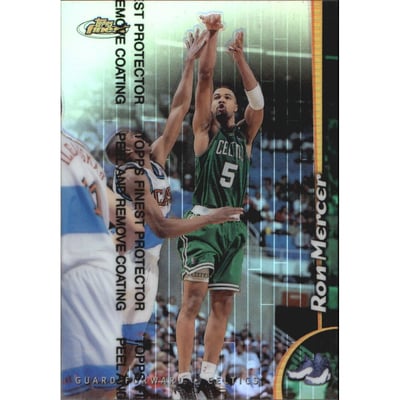 1998-99 Finest Refractors #198 Ron Mercer