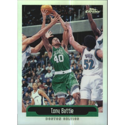 1999-00 Topps Chrome Refractors #18 Tony Battie