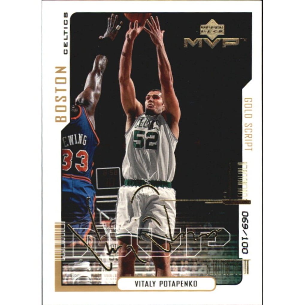 2000-01 Upper Deck MVP Gold Script #12 Vitaly Potapenko