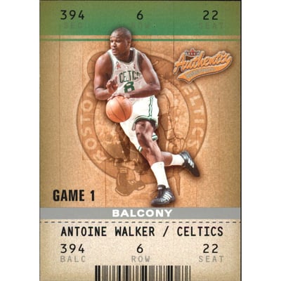 2002-03 Fleer Authentix Balcony #69 Antoine Walker