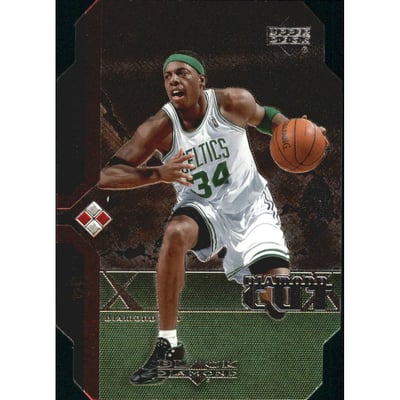 2004-05 Black Diamond Die Cuts Double Diamond #DC28 Paul Pierce