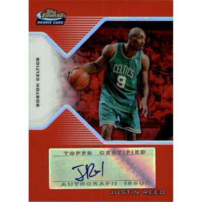 2004-05 Finest Refractors Red #161 Justin Reed AU