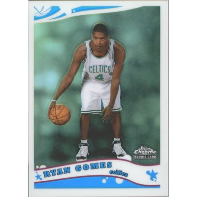 2005-06 Topps Chrome Refractors #185 Ryan Gomes