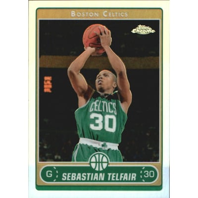 2006-07 Topps Chrome Refractors #147 Sebastian Telfair