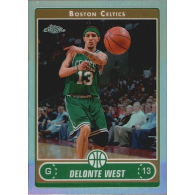 2006-07 Topps Chrome Refractors #63 Delonte West