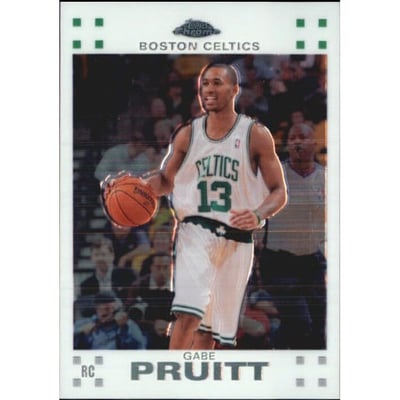 2007-08 Topps Chrome Refractors White #149 Gabe Pruitt