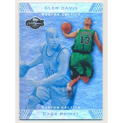 2007-08 Topps Co-Signers Silver Blue Foil #70 Gabe Pruitt/Glen Davis