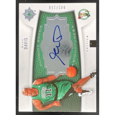 2007-08 Upper Deck Ultimate Collection #113 Glen Davis RC Auto /150