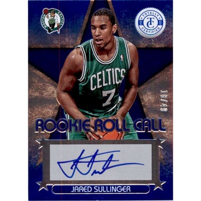 2012-13 Totally Certified Rookie Roll Call Autographs Blue #31 Jared Sullinger/49