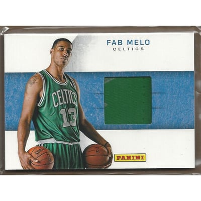 2012 Panini Black Friday Rookie Materials Hats #25 Fab Melo