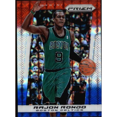 2013-14 Panini Prizm Prizms Red White and Blue Mosaic #14 Rajon Rondo